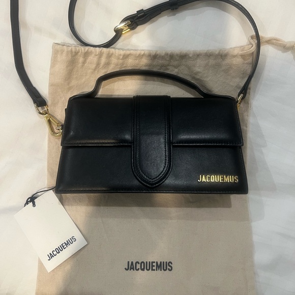 Jacquemus Black Leather Women's Bag large - Picture 1 of 9